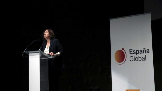 La secretaria de Estado de la España Global, Irene Lozano, durante su intervención en la presentación del vídeo "This is the real Spain". La secretaria de Estado de la España Global, Irene Lozano, durante su intervención en la presentación del vídeo "This is the real Spain".