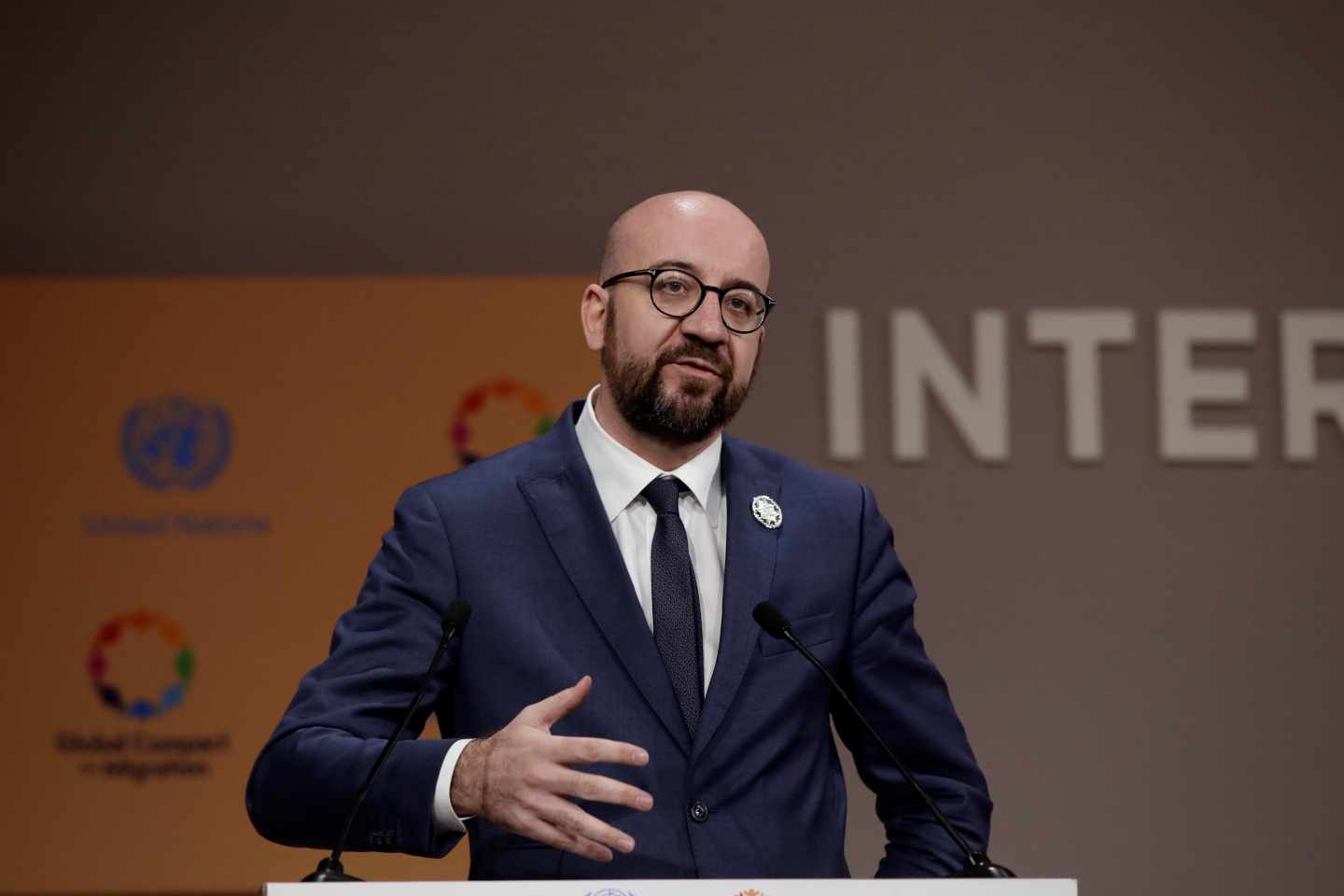 El primer ministro belga, Charles Michel.