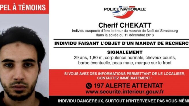 La policía abate a Cherif Chekatt, el terrorista huido del mercado de Estrasburgo