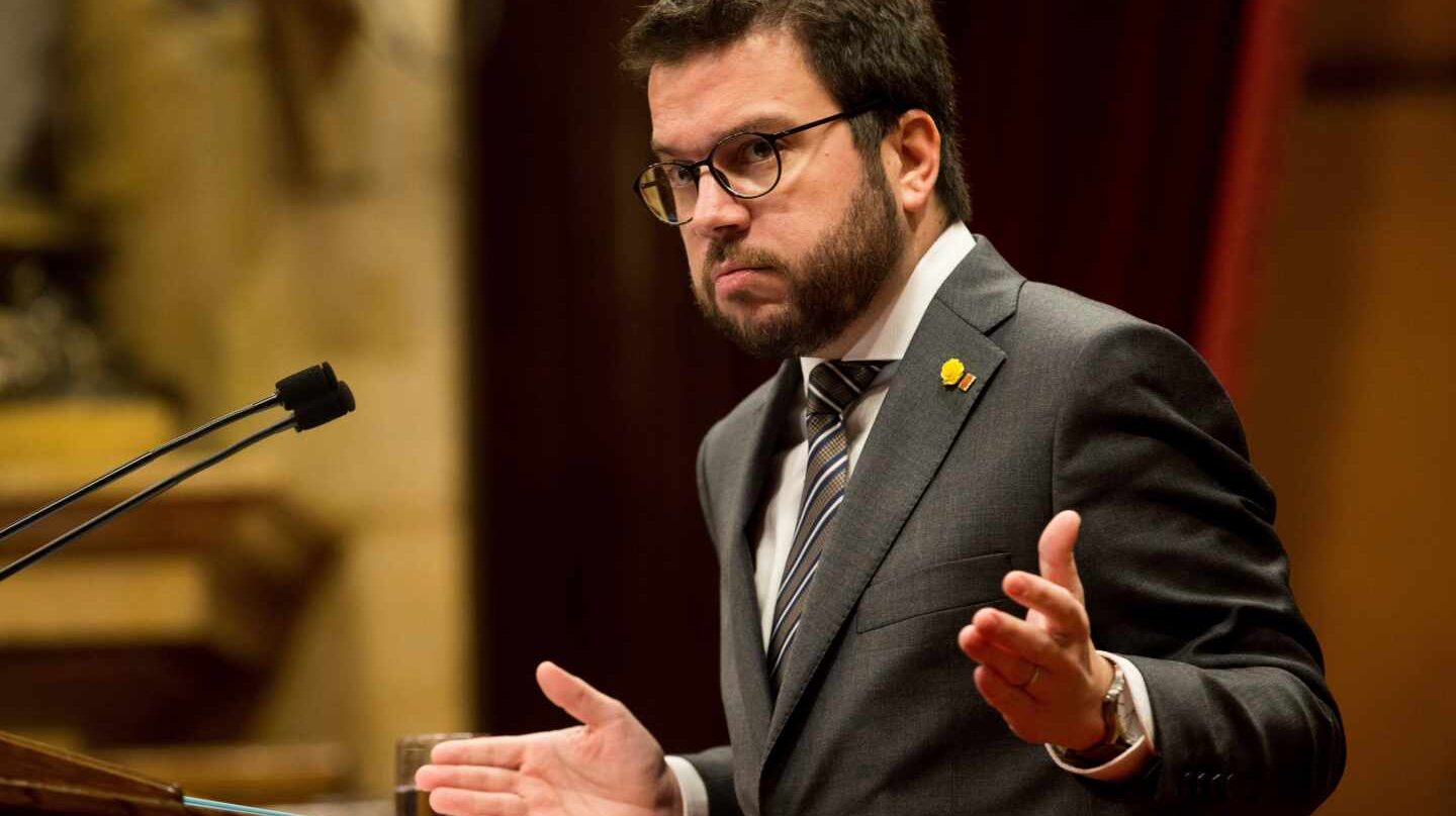 El vicepresidente de la Generalitat, Pere Aragonés.