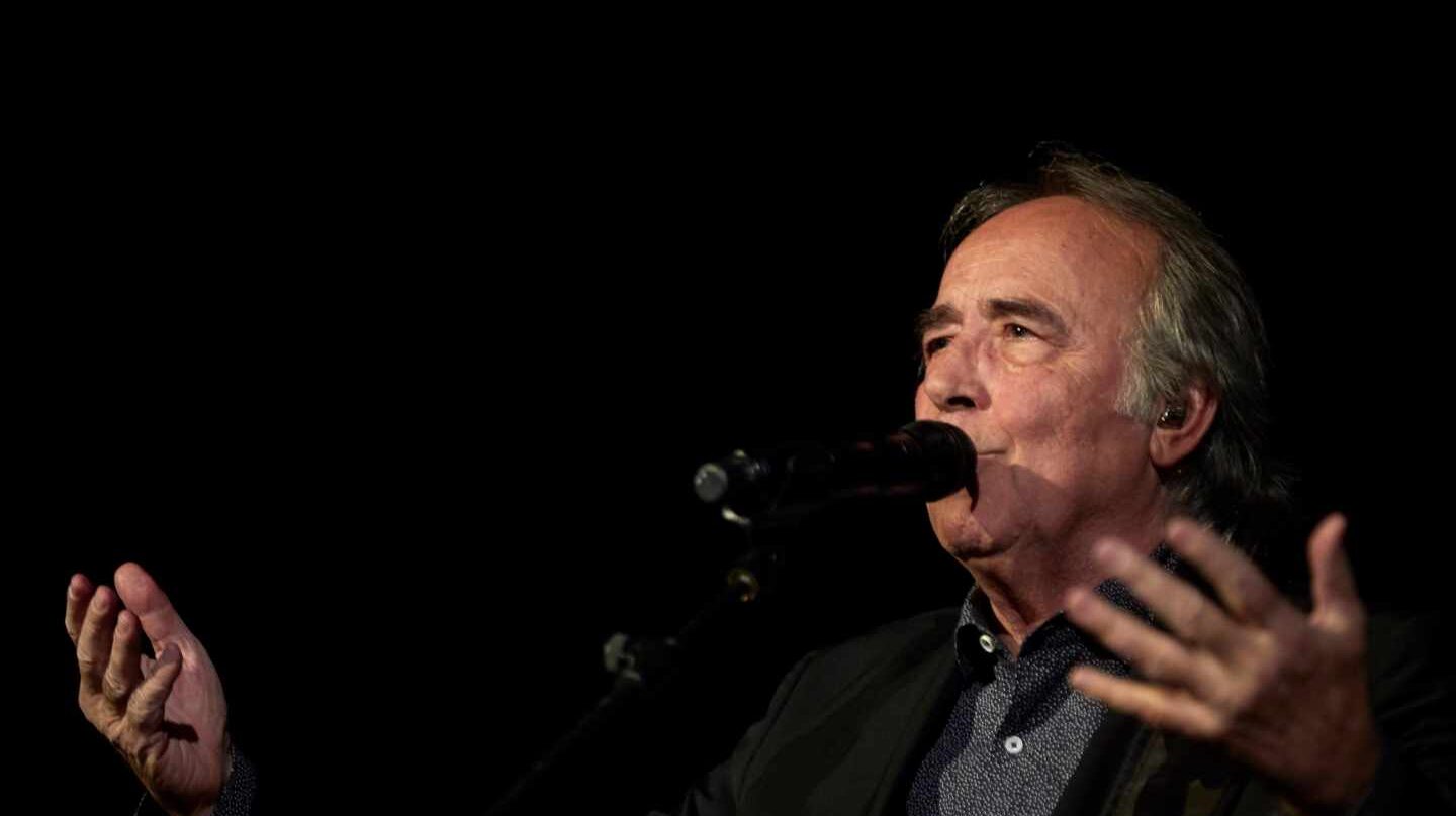 Joan Manuel Serrat, en un concierto en Barcelona.