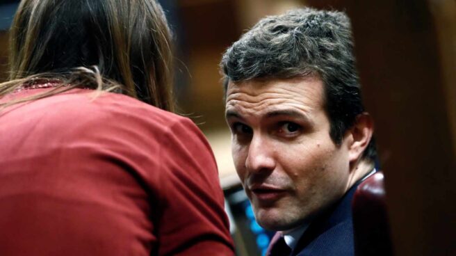 Casado en la jornada de este jueves en el Congreso