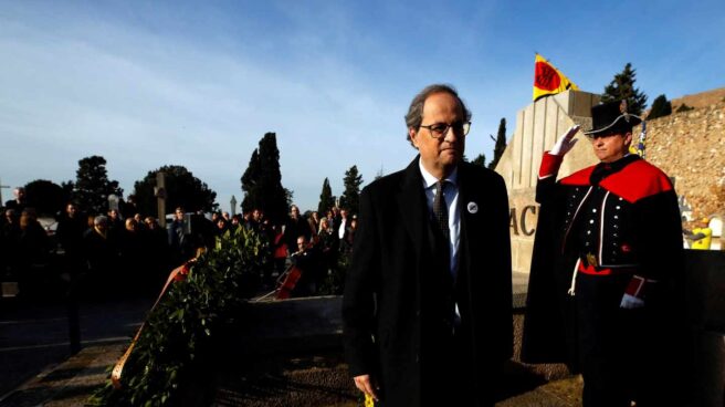 Quim Torra, en el homenaje a Francesc Macià.