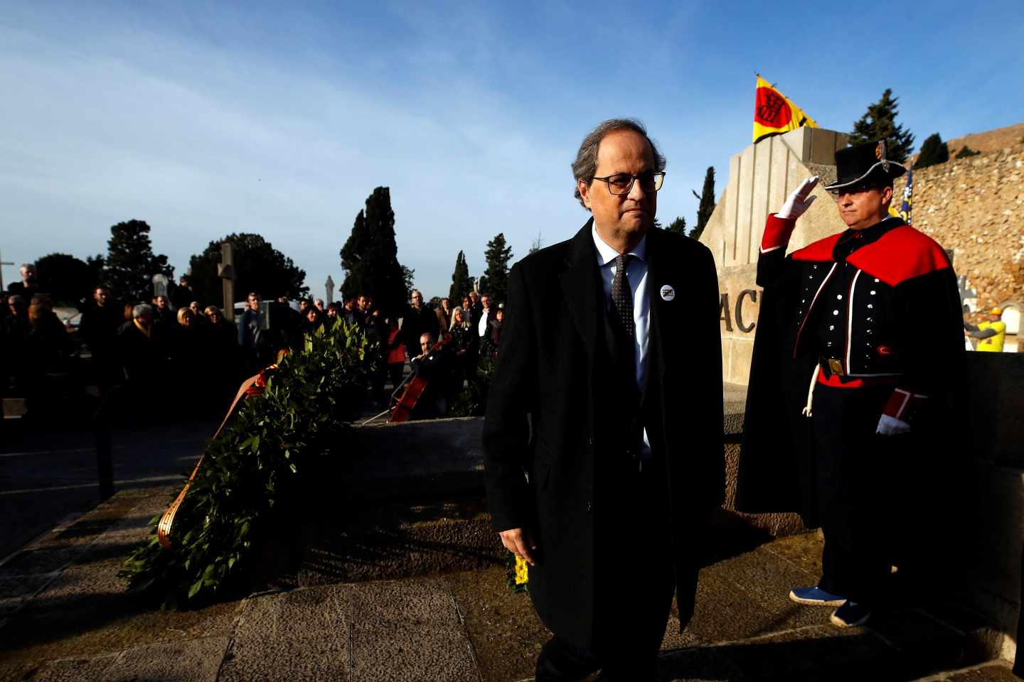 Quim Torra, en el homenaje a Francesc Macià.