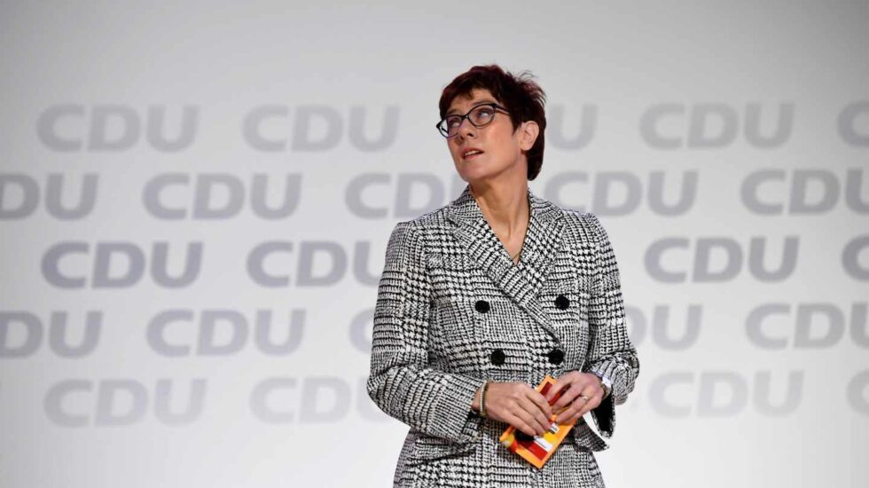 Annegret Kramp-Karrenbauer, hasta ahora secfretaria general de la CDU, en Hamburgo.