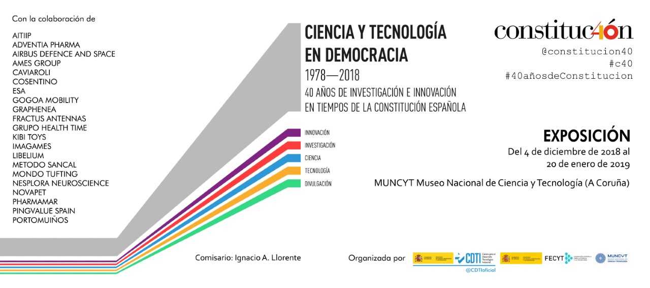 Cartel de la exposición 'Ciencia y Democracia'