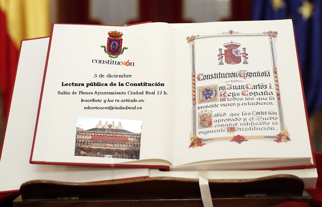 Ejemplar de la Constitución.