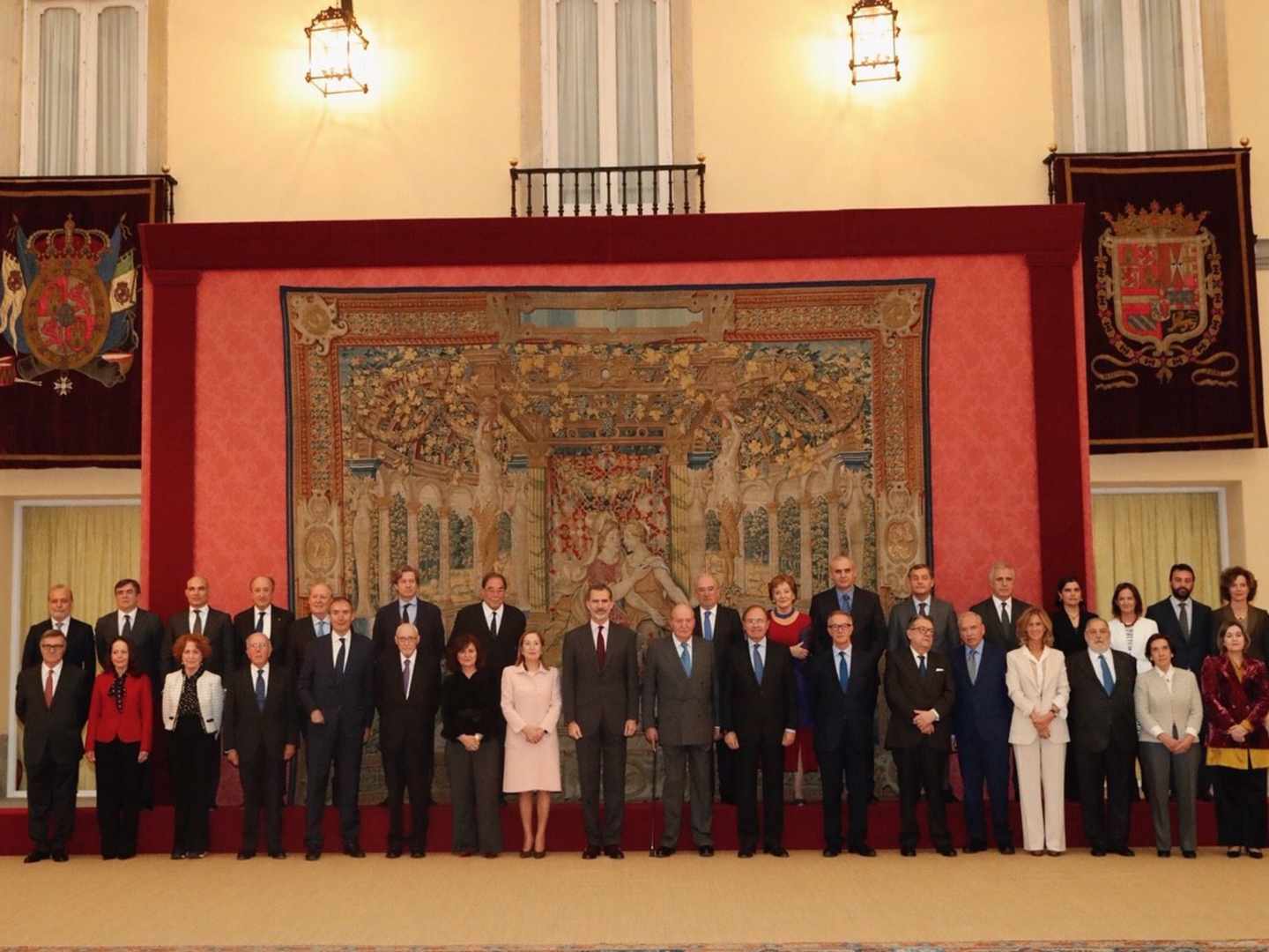 El Consejo Asesor del 40 aniversario ha sido recibido por S.M. el Rey, Felipe VI, y por el Rey Don Juan Carlos