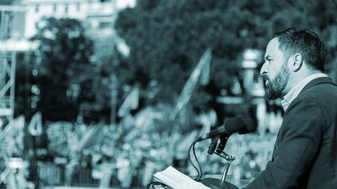 El líder de Vox, Santiago Abascal