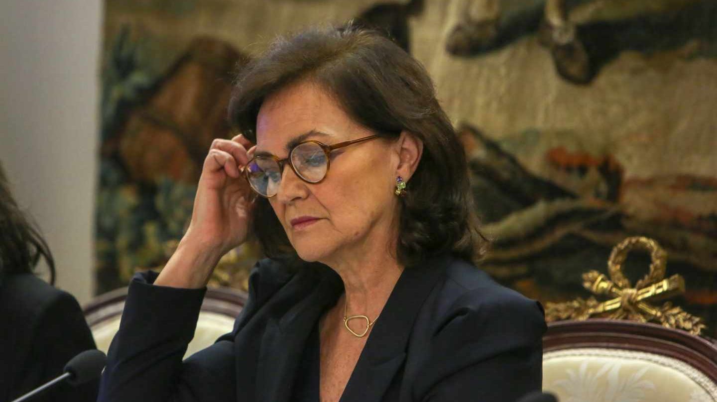 La vicepresidenta del Gobierno, Carmen Calvo.
