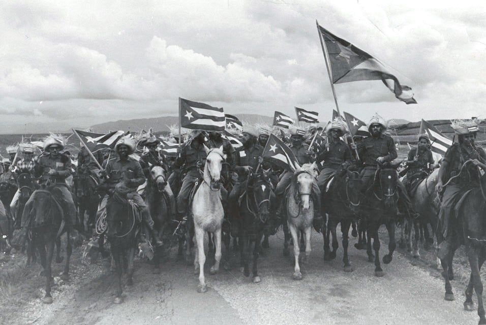 Miembros del ejército rebelde castrista del Movimiento 26 de julio.