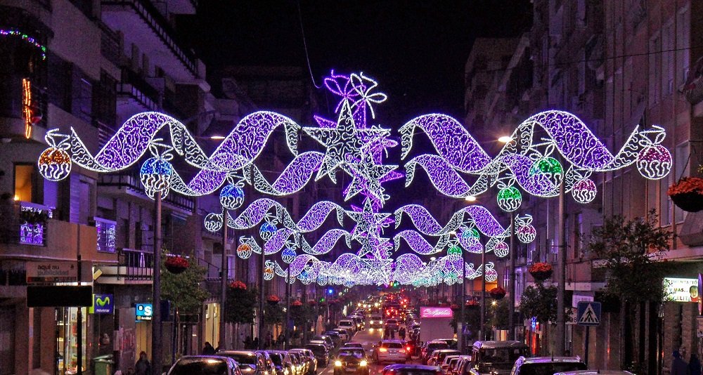 Luces de navidad en Madrid