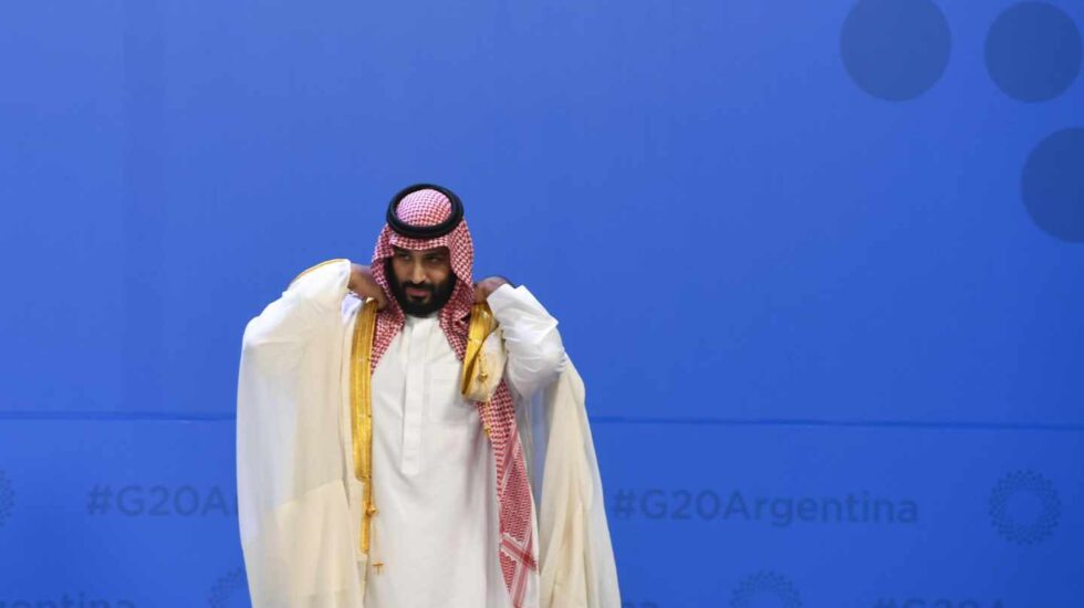 Mohamed bin Salman, heredero saudí, en el G-20 en Buenos Aires.
