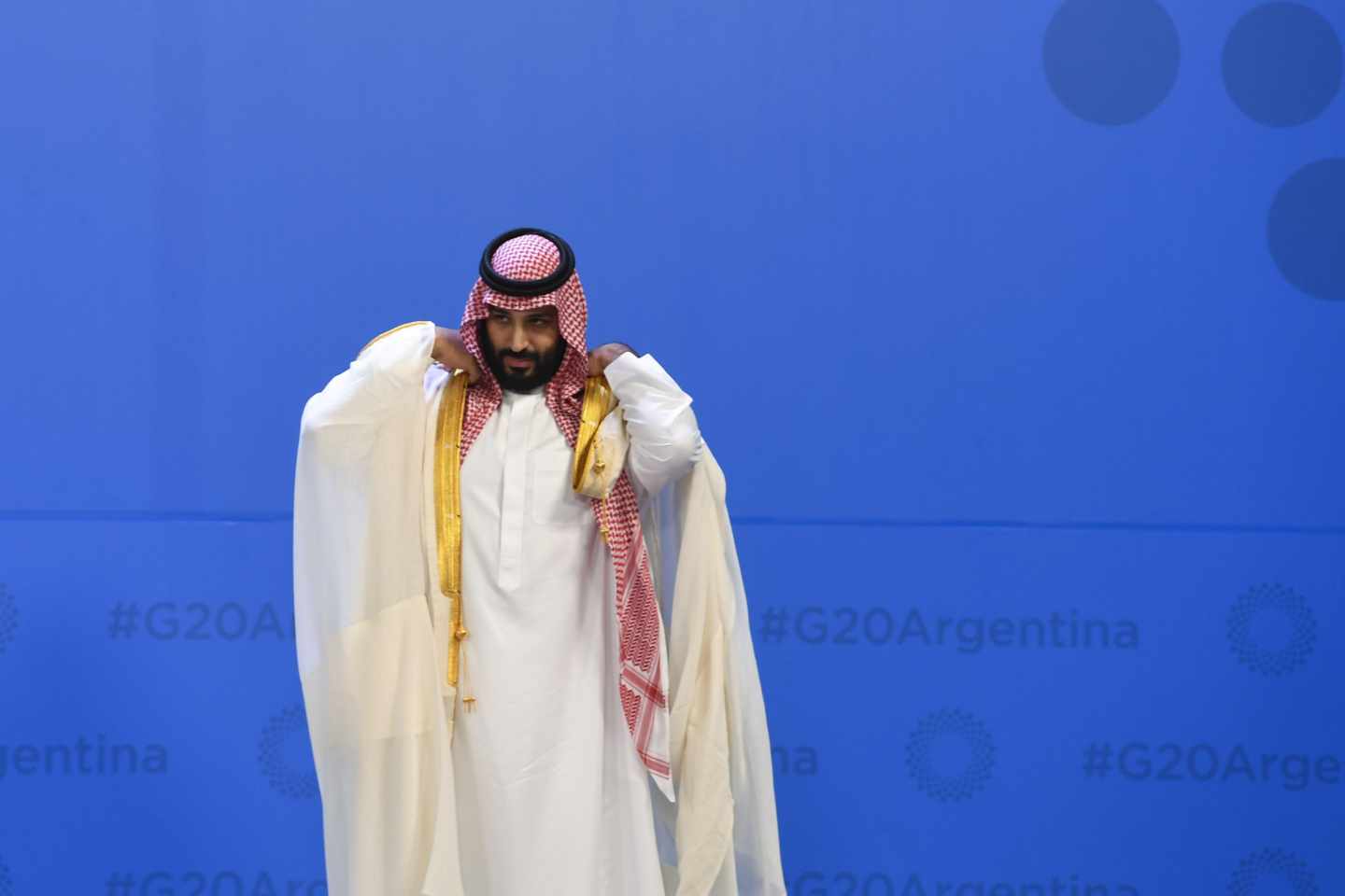 Mohamed bin Salman, heredero saudí, en el G-20 en Buenos Aires.