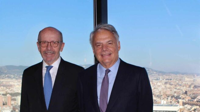 El presidente de EDM, Eusebio Díaz-Morera, e Ignacio Garralda, presidente de Mutua Madrileña.