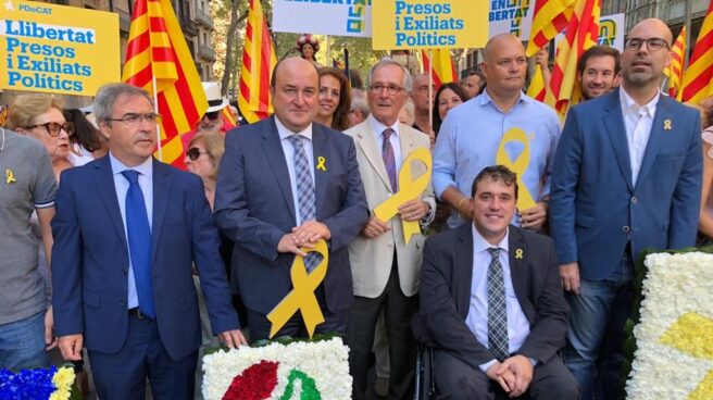 Andoni Ortuzar participa en la última Diada.