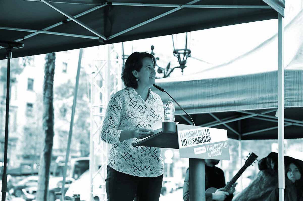 La presidenta de la ANC, Elisenda Paluzie.
