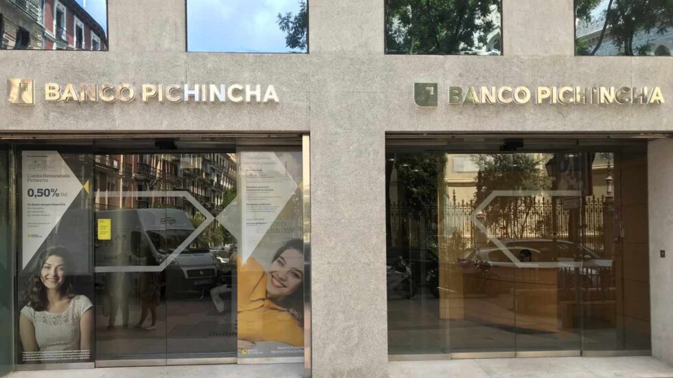 Oficina de Pichincha en Madrid.