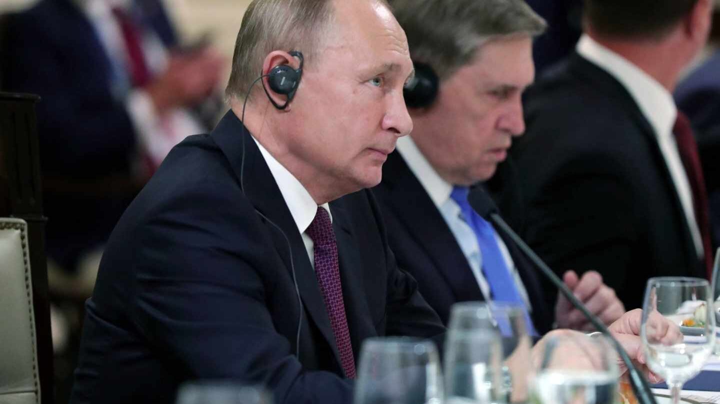 El presidente ruso Putin en la reunión del G20 en Buenos Aires