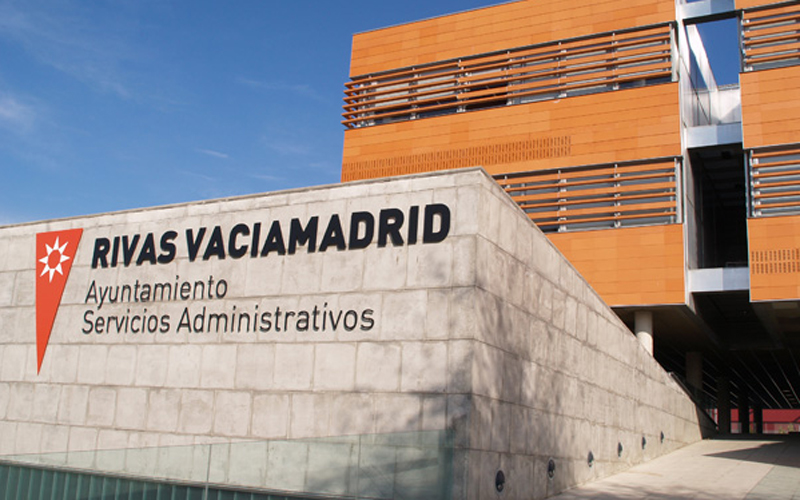 Edificio del Ayuntamiento de Rivas Vaciamadrid.