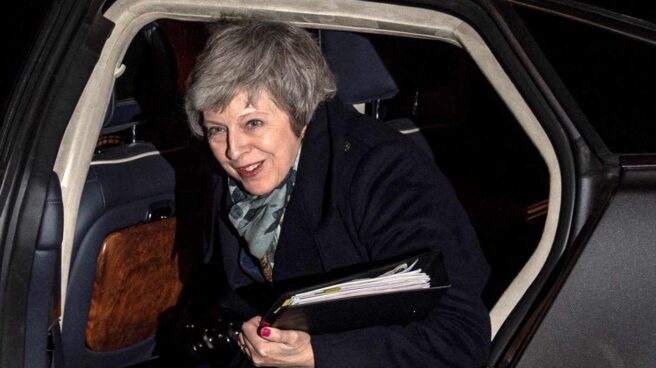 Theresa May a su llegada a Downing Street La primera ministra británica, Theresa May, a su llegada al 10 de Downing Street.