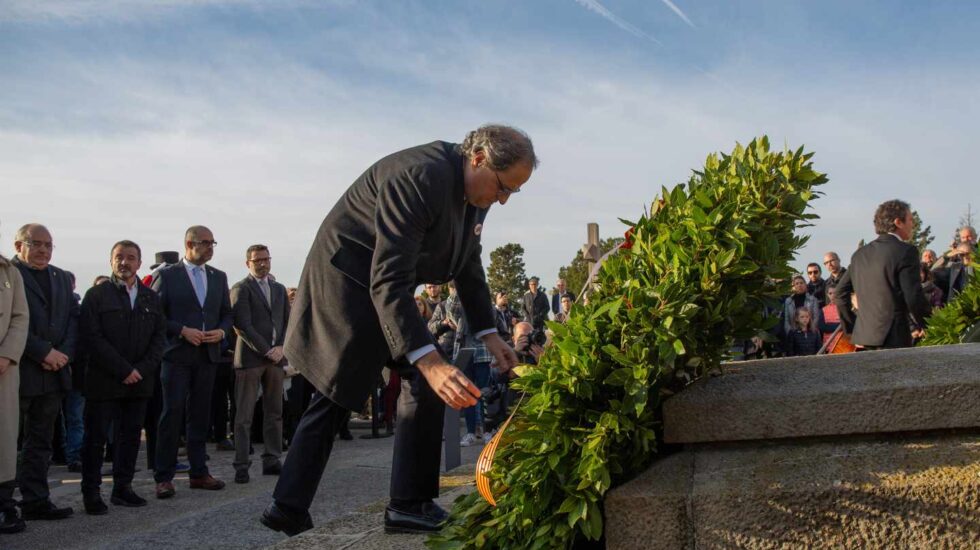 Quim Torra, en el homenaje a Francesc Macià.