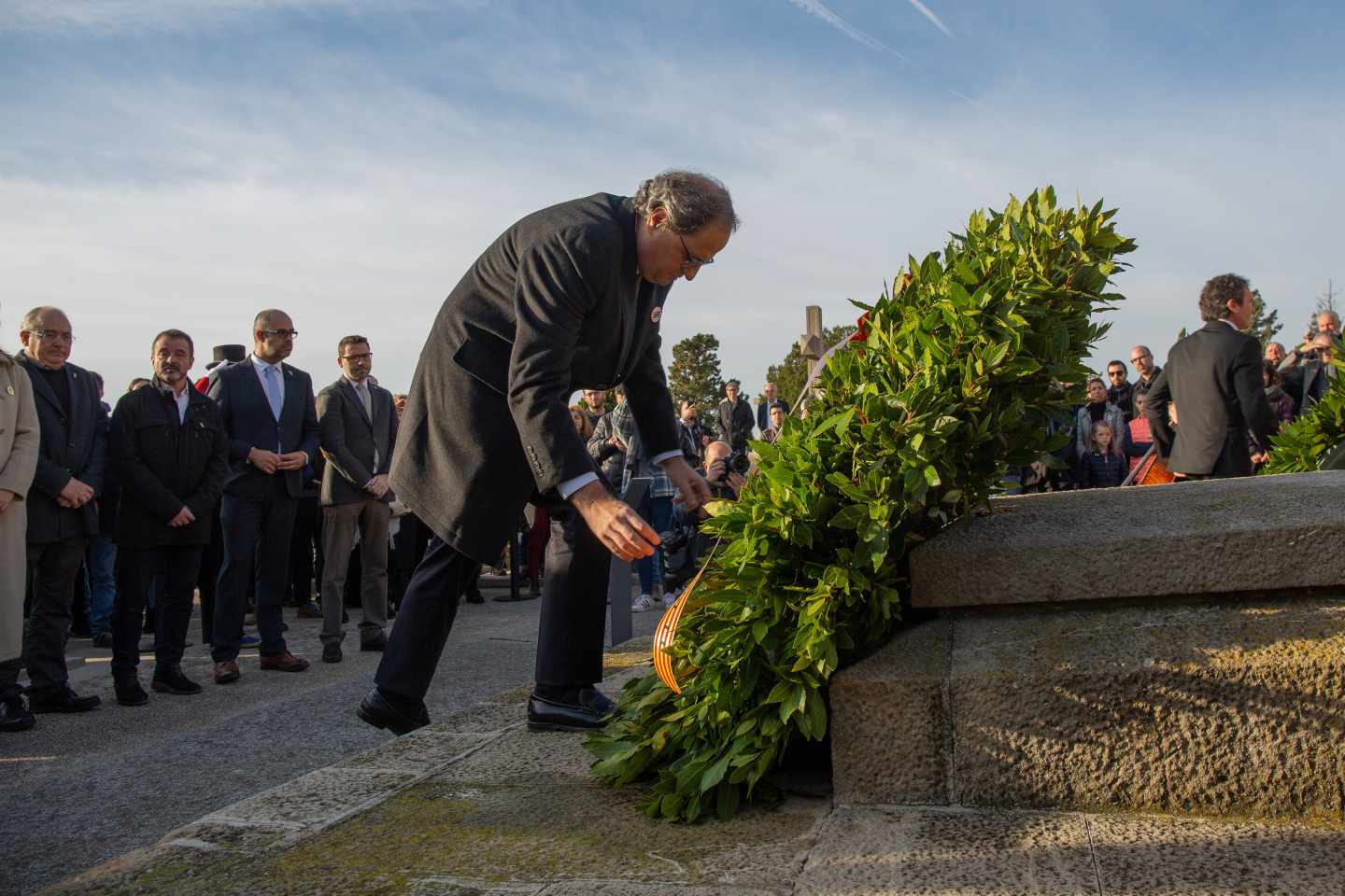 Quim Torra, en el homenaje a Francesc Macià.