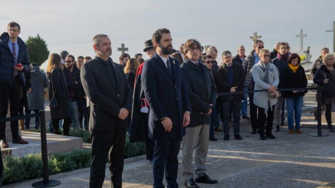 Roger Torrent, en el homenaje a Francesc Macià.