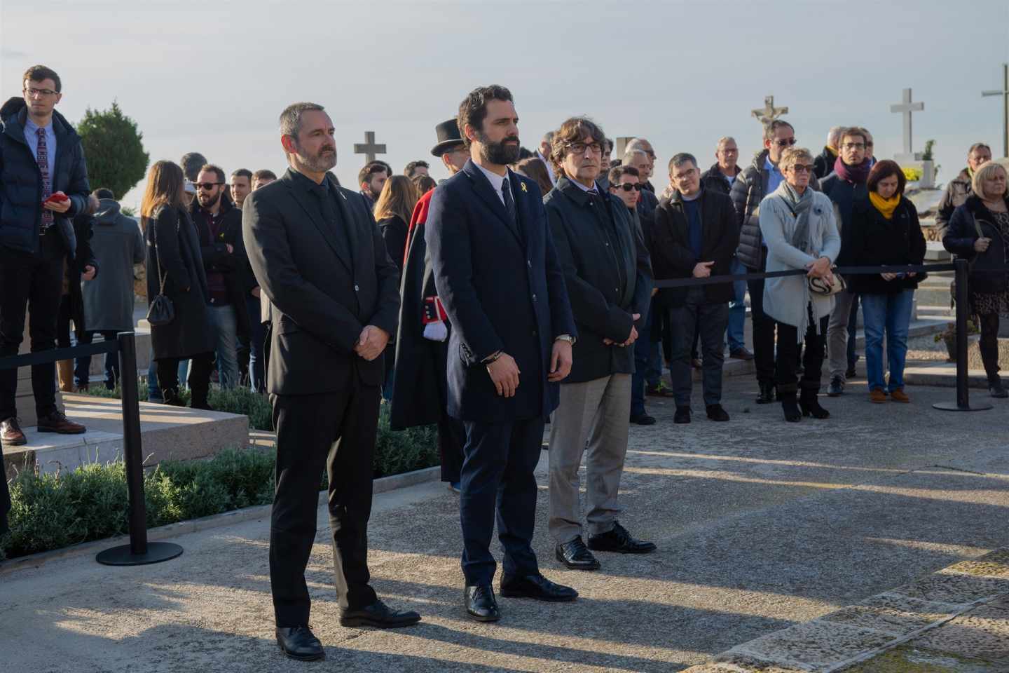 Roger Torrent, en el homenaje a Francesc Macià.