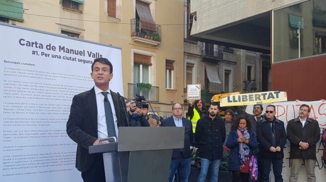 Manuel Valls, en un acto en Barcelona.