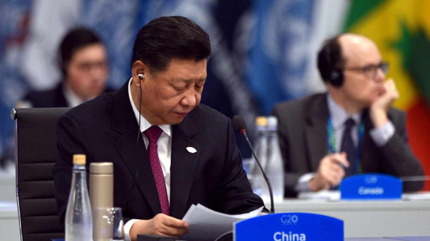 El presidente chino Xi Jinping en el G20