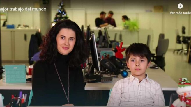 Imagen del vídeo de la felicitación de Navidad de Adecco.
