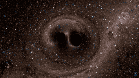 Fusión de agujeros negros y ondas gravitacionales