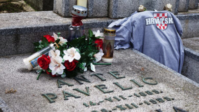 La olvidada y consentida tumba en Madrid del genocida fascista Ante Pavelic