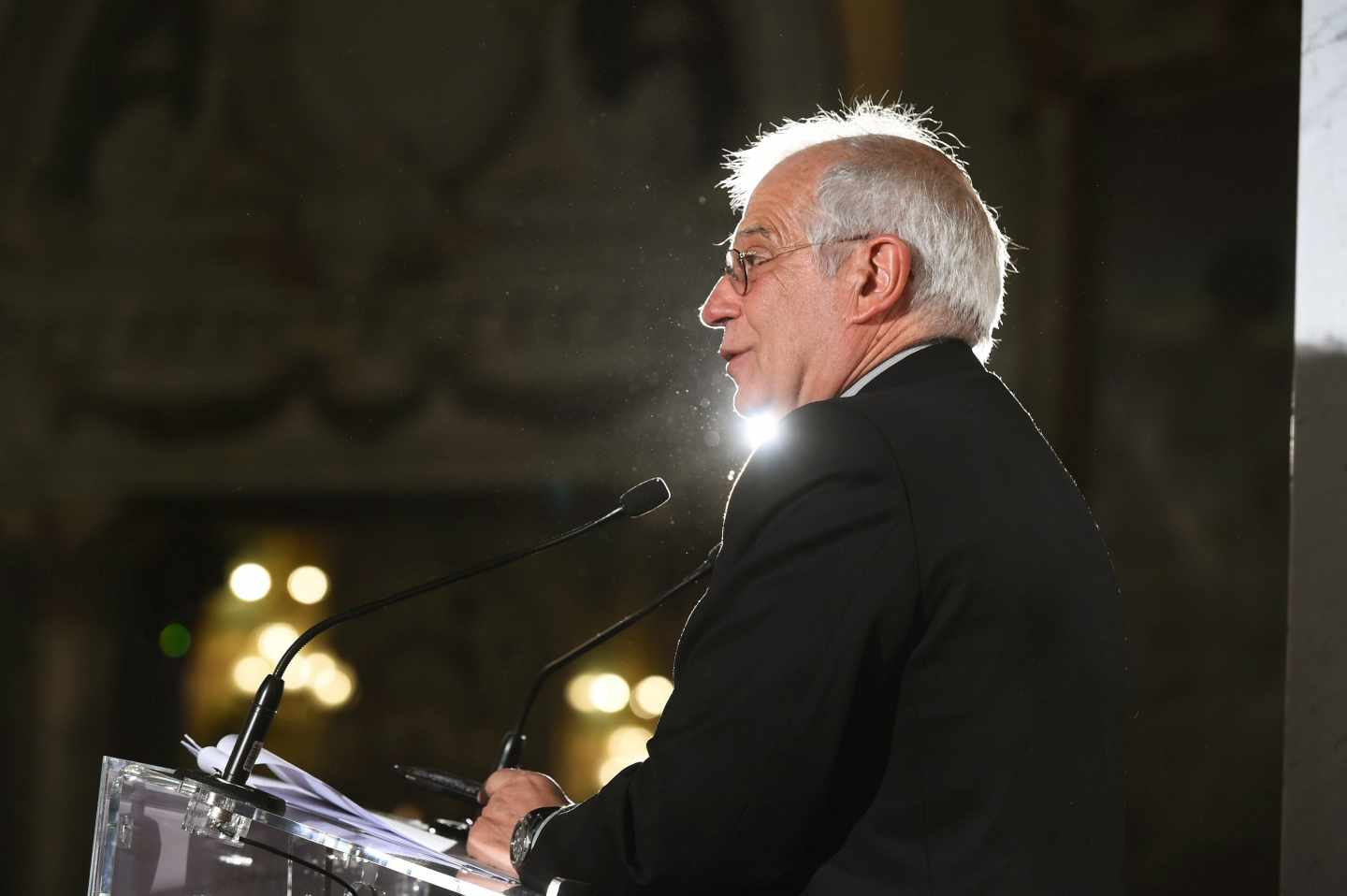 Josep Borrell, durante el Foro ABC.