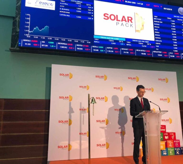 El apetito por las renovables impulsa a Solarpack un 11% en su debut en bolsa