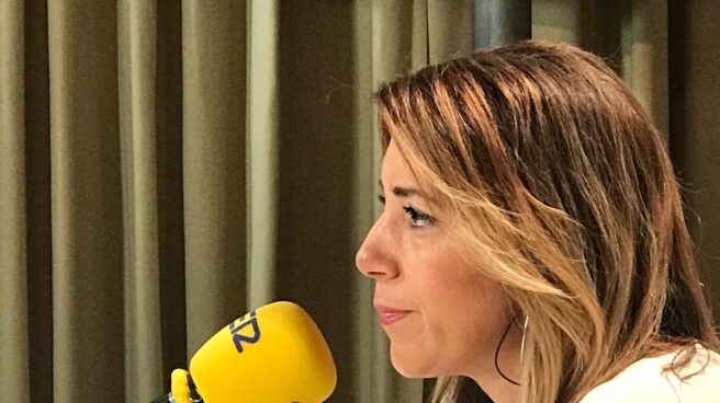 Susana Díaz, en una entrevista en la Cadena SER.