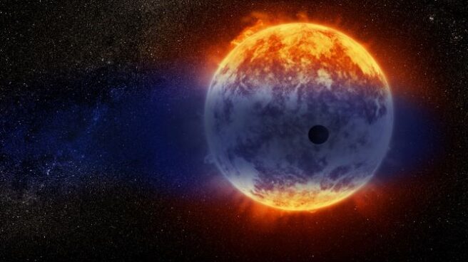 Recreación de un exoplaneta evaporándose