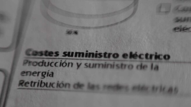 Factura del suministro de electricidad.