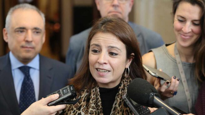 Adriana Lastra, portavoz del grupo parlamentario socialista.