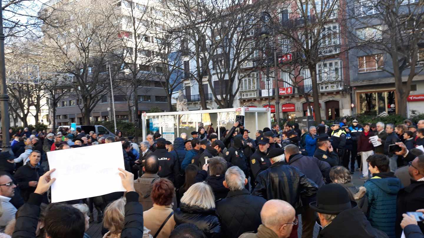 Tensión en Pamplona.