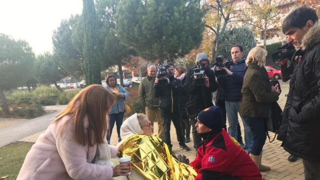 Mari, la anciana de 99 años desahuciada en Pozuelo de Alarcón.