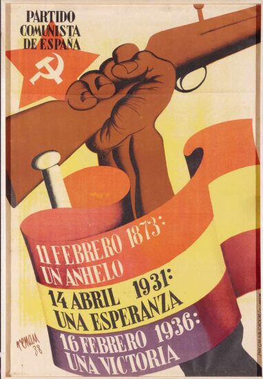 '11 febrero 1873, 14 abril 1931,16 febrero 1936: una victoria', de Josep Renau.