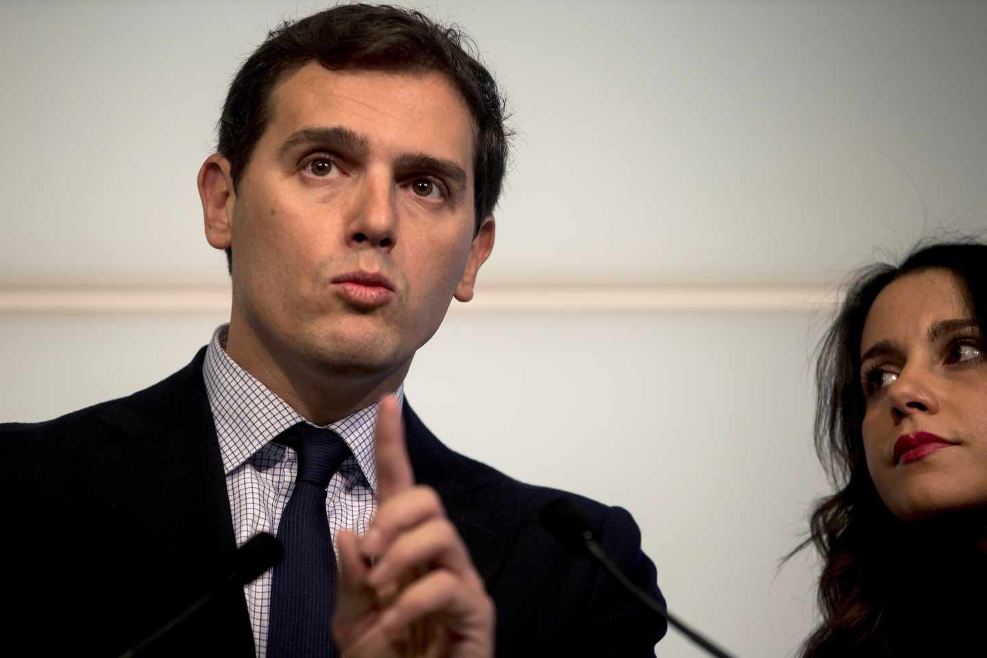 Albert Rivera, junto a Inés Arrimadas.