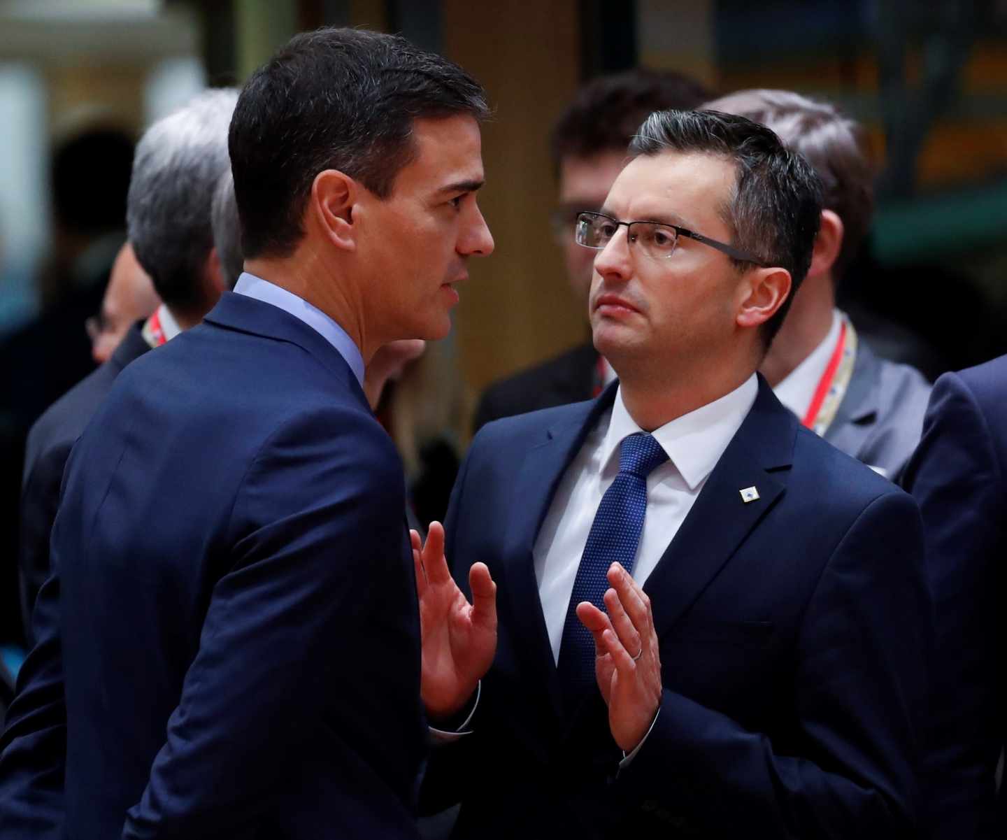 El primer ministro esloveno apoya a Sánchez frente a las propuestas de Torra