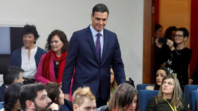 El presidente del Gobierno, Pedro Sánchez, en rueda de prensa tras el Consejo de Ministros.