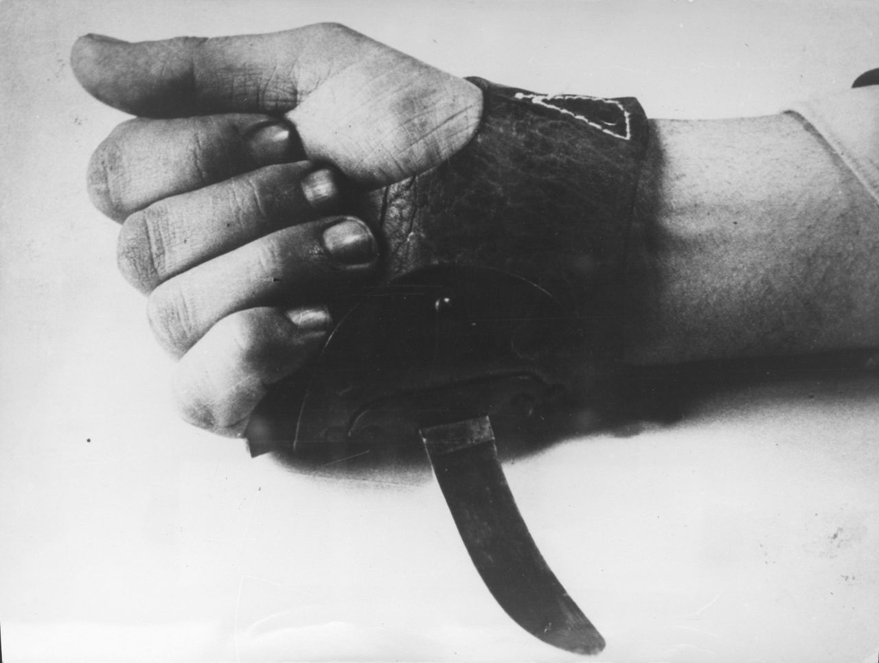Cuchillo 'srbosjek', utilizado por los ustachas croatas en los campos de exterminio.
