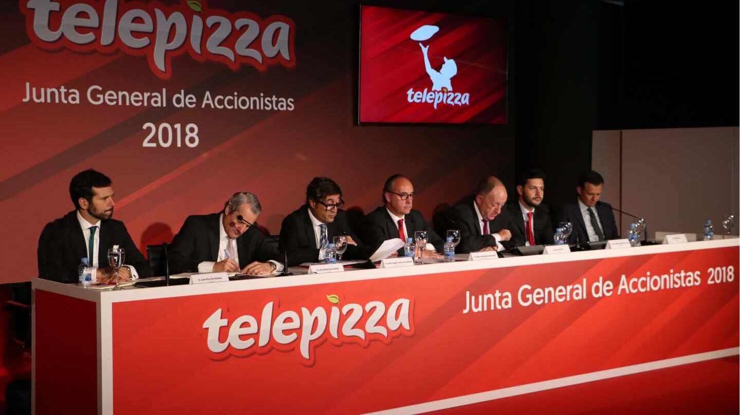 Junta de accionistas de Telepizza.