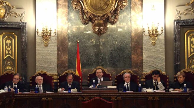El tribunal que juzga el 'procés'.