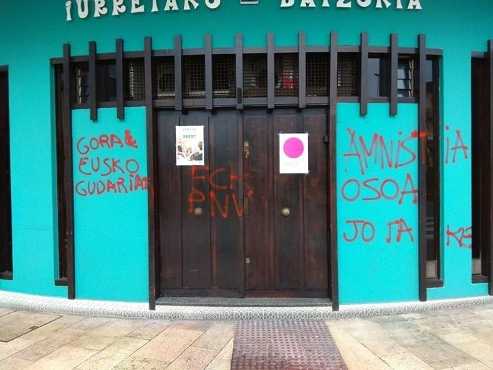 Imagen de una de las sedes atacadas estos días.